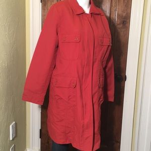 Burnt Orange Trench Coat